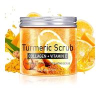 Turmeric Body Scrub Vitamin C Exfoliating Body Scrub, Moisturizing Deep Cleansing Skin Soap for Smooth Skin Texture - Natural Bath Liquid Soap, Helps Support Glowing, Smooth & Firm Skin