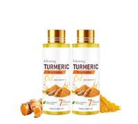 Turmeric Brightening Body Oil, Moisturizing Massage Oil, Deeply Hydration & Skin Repair, Lightweight & Fast Absorbing, for Arms, Thighs & Full Body Massage (2PCS)