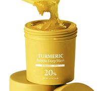 TURMERIC Bubble Deep Mask with BHA - 20% Turmeric Clay-to-Foam Mask, Deep Cleansing & Purifying, For a Brighter Complexion, 90g / 3.17oz