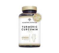 Turmeric Capsules High Strength. 95% Curcumin (760mg 2 caps daily )with Black Pepper. Anti-inflammatory Antioxidant Hepatoprotective Max Digestion. 90 Capsules.UK Vegan Certified. N2 Natural Nutrition