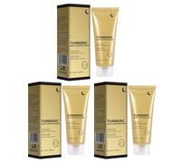 Turmeric Collagen Night Wrapping Mask,Anti-Wrinkle Lifting Mask,Brightening Face Mask with Hyaluronic Acid,Intensives Moisturising Firming Peel Off Mask 3pcs