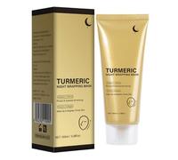 Turmeric Collagen Night Wrapping Mask,Anti-Wrinkle Lifting Mask,Brightening Face Mask with Hyaluronic Acid,Intensives Moisturising Firming Peel Off Mask 1pcs