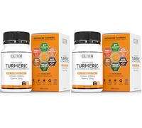 Turmeric Curcumin 3,000mg with Black Pepper x 365 Vegan Tablets High Strength | 1 Year Supply | 95% Curcumins + 20mg Piperine | Tiny Easy-to-Swallow Supplements by Clior (Cambridge Labs) (Pack of 2)