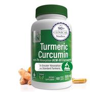 Turmeric Curcumin Complex 500mg | as BCM-95 Curcugreen Clinically Studied | Vegan Certified | (Non-GMO and Hypoallergenic | by Health Thru Nutrition (Pack of 60)