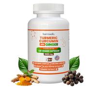 Turmeric Curcumin Supplement with Ginger, Ceylon Cinnamon and Black Pepper Complex 5 in 1 Formula, Curcuma Longa, Max Absorption, 1000 mg, 120 Herbal Extract Capsules
