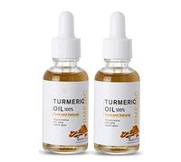 Turmeric Dark Spot Corrector 2 Pack Serum Face Serum Bright Skin Dark Spot Corrector Face Whitening Serum Turmeric Repair Face Body Serum for Dark Spots Skin Lightening Moisturizing (2PCS)