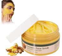 Turmeric Exfoliating Face Scrub Cream,Deep Cleansing Body Exfoliator Scrub,Gentle Nourishes Skin,Improve Dark Spot Acne for All Skin Types