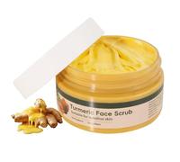 Turmeric Exfoliating Face Scrub Cream,Natural Daily Facial Exfoliator,Turmeric Facial Scrub,for Dark Spots, Acne Scars & Skin Brightening
