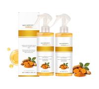 Turmeric Exfoliating Spray, Deep Cleansing Facial Treatment for Pores, Anti Wrinkle & Fine Lines, Evens Skin Tone, Firms and Moisturizes Skin with Nourishing Formulated for Daily Use (2PCS)