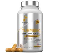 Turmeric Extract 5,000mg Per Capsule (Maximum Dose in UK) Superior Pure Curcumin, Turmeric Supplement Joints, 90 Vegan Curcumin Capsules High Strength Turmeric Curcumin