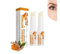 Turmeric Eye Bag Balm,Anti Aging Eye Cream,Eye Bag Cream,Retinol Eye Stick,Hydrating Eye Stick,Eye Bag Remover,Eye Balm Stick Hydrating for Puffiness And Dark Circles,Retinol Eye Cream (2 pcs)