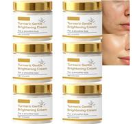 Turmeric Face Cream, Anti-Aging Brightening Moisturizer for Face Body, Reduce Dark Spots, Wrinkles, Even Skin Tone, Soothes Dryness Hydrating for Glowing Skin (6Pcs)