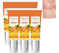 Turmeric Face Cream Anti-Aging Moisturizer for Brightening Firming Skin, Reduces the Appearance of Dark Spots Wrinkles, Hydrates Evens Skin Tone, for All Skin Types, Face Body Use (6Pcs)