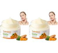 Turmeric Face Cream, Brightening Face Cream for Radiant&Glowing Skin,Dark Spot Corrector Age Spot Remover,Anti Aging,Natural Turmeric Cream Skin Care,Vitamin C Moisturiser for Face (Pack of 2)