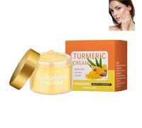Turmeric Face Cream, Turmeric Brightening Face Moisturizer Cream - Fights Acne, Helps Reinforce Skin Barrier & Fades Dark Spots, Lightweight Non-Greasy Formula for Sensitive Skin, 1.76 Oz (1PCS)