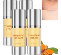 Turmeric Face Cream with Vitamin E, Anti-Aging Brightening Moisturizer, Reduce The Appearance of Dark Spots, Wrinkles Uneven Skin Tone, Hydrating, Firming Facial Cream Prevent Dryness (4Pcs)