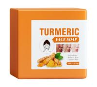 Turmeric Face Soap,Face Soap for - Turmeric All-natural Gentle Cleanser No Stain & Body Cleanser for Men, Women & Teens