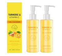 Turmeric Facial Cleanser - 100ml Hydrating Foaming Face Wash for Daily Use, Lightweight Moisturizer Gel, Gentle & Safe Formula for Morning & Night Skincare Routine for All Skin Types (2)