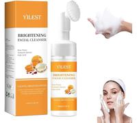 Turmeric Facial Cleanser 100ml, Soothing Cleansing Foam, Kojic Acid Foaming Brightening Facial Cleanser, Turmeric Cleansing Foam for All Skin Types, 1PCS