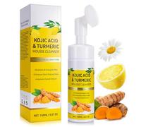 Turmeric Facial Foaming Cleanser |TurmericKojic Acid Foaming Cleanser|Turmeric Cleanser for Face,Clear Mousse Cleanser,Gentle & Non-Irritating |Turmeric Foaming Cleanser for All Skin,150ML
