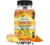Turmeric, Ginger and Black Pepper Capsules - 180 Organic Capsules