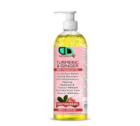 Turmeric & Ginger Deep Massage Oil - Wintergreen Infused - Pain Relief, Muscle Recovery, Anti-Inflammatory Therapy, Headache & Tension Release, Post-Workout Wellness (500ml Pump)