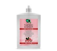 Turmeric & Ginger Deep Massage Oil - Wintergreen Infused - Pain Relief, Muscle Recovery, Anti-Inflammatory Therapy, Headache & Tension Release, Post-Workout Wellness (250ml Postal Nozel)