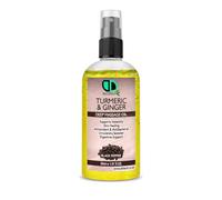 Turmeric & Ginger Deep Massage Oil with Black Pepper - Immunity Booster, Skin Healing, Antioxidant & Antibacterial, Circulatory Support (30ml Spray)