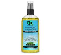 Turmeric & Ginger Deep Massage Oil with Lemongrass | Muscle & Joint Relief, Skin Care & Relaxation | Essential Oil Blend for Hair, Scalp & Stress Support (100ml Spray)