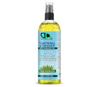 Turmeric & Ginger Deep Massage Oil with Lemongrass | Muscle & Joint Relief, Skin Care & Relaxation | Essential Oil Blend for Hair, Scalp & Stress Support (250ml Spray)