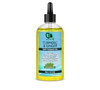 Turmeric & Ginger Deep Massage Oil with Lemongrass | Muscle & Joint Relief, Skin Care & Relaxation | Essential Oil Blend for Hair, Scalp & Stress Support (30ml Clear Dropper)
