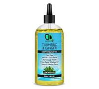 Turmeric & Ginger Deep Massage Oil with Lemongrass | Muscle & Joint Relief, Skin Care & Relaxation | Essential Oil Blend for Hair, Scalp & Stress Support (50ml Clear Dropper)