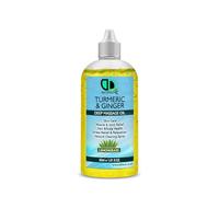 Turmeric & Ginger Deep Massage Oil with Lemongrass | Muscle & Joint Relief, Skin Care & Relaxation | Essential Oil Blend for Hair, Scalp & Stress Support (30ml Nozel)