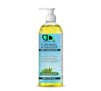 Turmeric & Ginger Deep Massage Oil with Lemongrass | Muscle & Joint Relief, Skin Care & Relaxation | Essential Oil Blend for Hair, Scalp & Stress Support (500ml Pump)