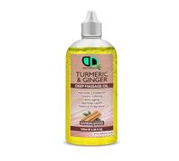 Turmeric & Ginger Deep Massage Oil with Sandalwood | Circulation Booster, Anti-Aging, Calming & Spiritual Uplift | Natural Fragrance for Relaxation (100ml Nozel)