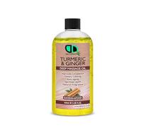 Turmeric & Ginger Deep Massage Oil with Sandalwood | Circulation Booster, Anti-Aging, Calming & Spiritual Uplift | Natural Fragrance for Relaxation (100ml Cap)