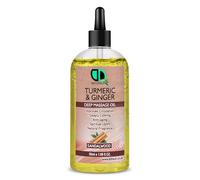 Turmeric & Ginger Deep Massage Oil with Sandalwood | Circulation Booster, Anti-Aging, Calming & Spiritual Uplift | Natural Fragrance for Relaxation (50ml Clear Dropper)