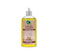 Turmeric & Ginger Deep Massage Oil with Sandalwood | Circulation Booster, Anti-Aging, Calming & Spiritual Uplift | Natural Fragrance for Relaxation (30ml Nozel)