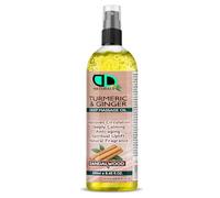 Turmeric & Ginger Deep Massage Oil with Sandalwood | Circulation Booster, Anti-Aging, Calming & Spiritual Uplift | Natural Fragrance for Relaxation (250ml Spray)