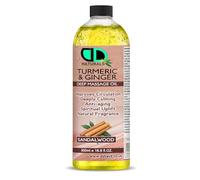 Turmeric & Ginger Deep Massage Oil with Sandalwood | Circulation Booster, Anti-Aging, Calming & Spiritual Uplift | Natural Fragrance for Relaxation (500ml Cap)