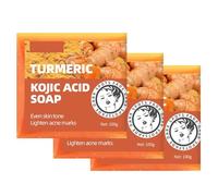 Turmeric Glow Soap, Dark Spot Corrector, Even Skin Tone, Kojic Acid and Natural Turmeric, Reduces Dark Spots, Hyperpigmentation and Uneven Skin Tone (3)
