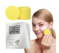 Turmeric Kojic Acid Cleansing Pads: 20 Packs (40 Pads) Individually Wrapped Exfoliating Pads, Turmeric Pads for Deep Cleaning Dark Spots