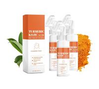 Turmeric Kojic Acid Foaming Facial Cleanser, Kojic Acid And Turmeric Exfoliating Face Wash, Foaming Face Cleanser Women for Skin Tone, Reduce Blemish & Acne, Gentle Cleanser for Hydrate Skin (3Pc)