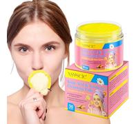 Turmeric Kojic Acid Pads, Kojic Acid and Turmeric Cleansing Pads, Infused Foaming Exfoliating Pads Cleansing Pads for Dark Spots, Dull Skin, Unclog Pores, Helps Balance Skin Oil And Water(50 Pads)