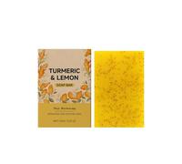 Turmeric Lemon Brightening Soothing Soap - Soothes Sunburned Skin for a Radiant Look, Suitable for Daily Face and Body Care, 100g / 3.53oz