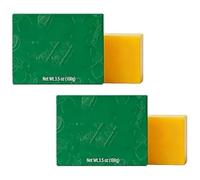 Turmeric Lemon Soap Bar for Dark Spot & Skin Clarifying,Support Nourishes And Clarifies Help Cleaning Facial And Body Skins,Natural & gentle ingredients,Suitable Dry and Oily Skin (2 pcs)