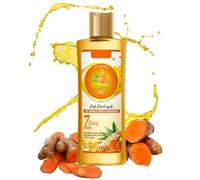 Turmeric Massage Oil 200ml, Massage Oils for Massage Therapy, Gentle&Warming Turmeric Oil for Skin, Body Oil for Men&Women, Lymphatic Drainage, Massage Oil for Muscle Discomfort