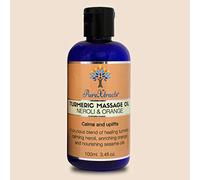 Turmeric Massage Oil with Neroli & Orange, 100% Natural, Natural Pain Relief, Arthritis Relief, Rich in Vitamin C, Anti-inflammatory, Smells Amazing - by PureXtracts