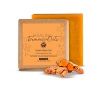 Turmeric Oats Bath Butter Soap - 125g | Ayurvedic De-Tan & Anti-Tan Soap Bar with Haldi | Antibacterial & Scar Reduction | Deep Cleansing Handmade Body Soap for Men & Women