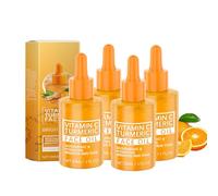 Turmeric Oil for Face Body, Natural Skin Brightening Serum for Dark Spots, Faced Repair Cleanses Skin, Evens Tone, Minimizes Pores - Moisturizing Nourishing for All Skin (4PCS)